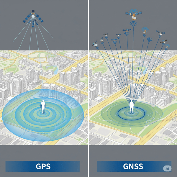 تفاوت GPS و GNSS